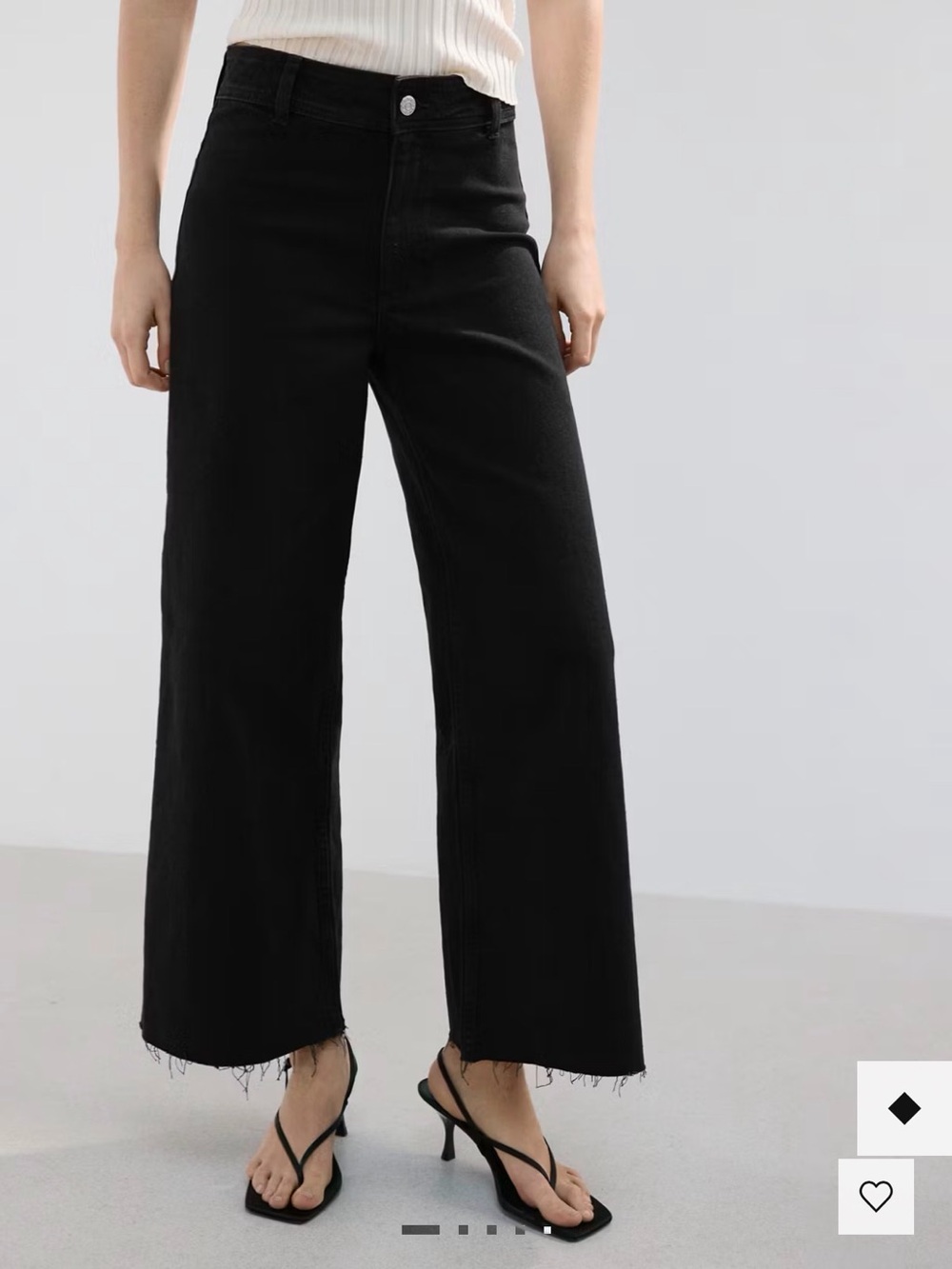 MANGO Catherine Culotte High-Rise Jeans